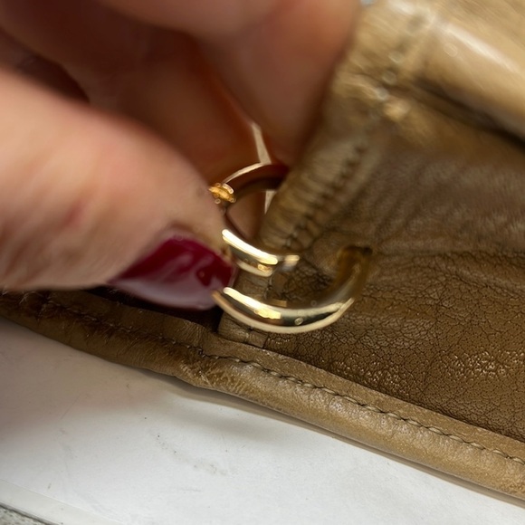 Carlos Falchi Exotic Crocodile Alligator and Leather Snap Envelope Clutch Bag - Picture 7 of 12